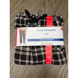 NWT Lucky Brand Men’s Fleece Sleep Pants XS (25-27)Plaid